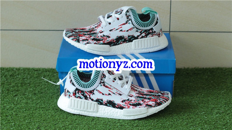 Real Boost SNSxAdidas NMD R1 Datamosh